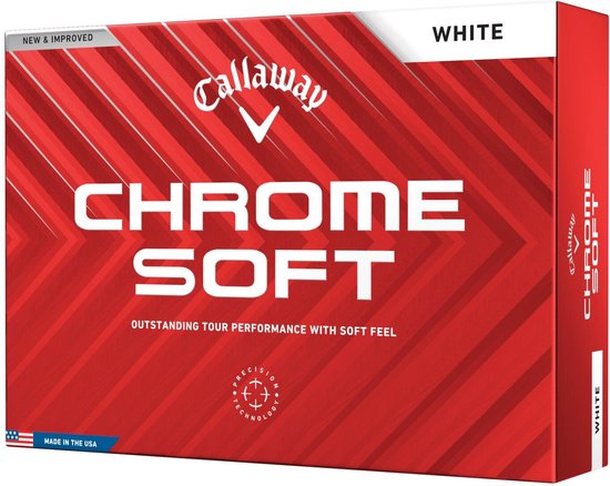 Callaway Chrome Soft 2024 - Wit - 12 stuks