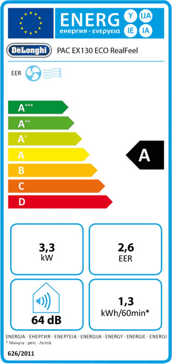 Afbeelding 3 van De'Longhi Pinguino PAC EX130 Real Feel - Mobiele Airco -