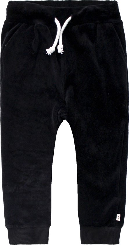 Your Wishes Dark Night Jogging - Joggingbroekje - Zwart - Velvet - Jongen - Maat: 74/80