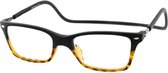 Magneet leesbril Nordic Glasögon-Black Havanna-+1.00