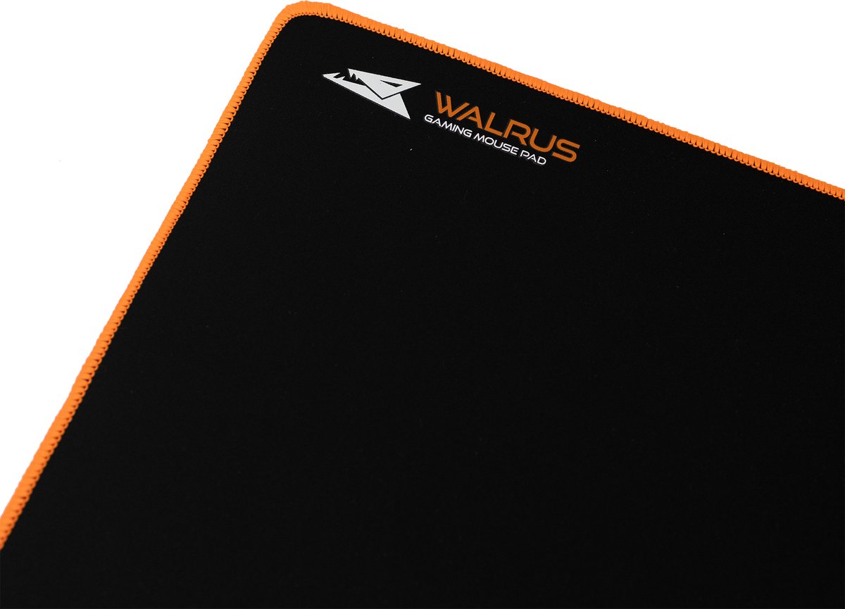 Barracuda - WALRUS-L - Gaming MUISMAT - ZWART/ORANJE - 400x300