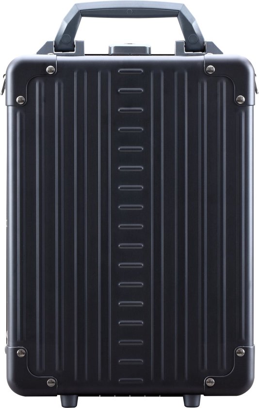Aleon Aluminium Verticale aktetas 25 cm laptop compartiment - 39cm (15,4 duim) - onyx