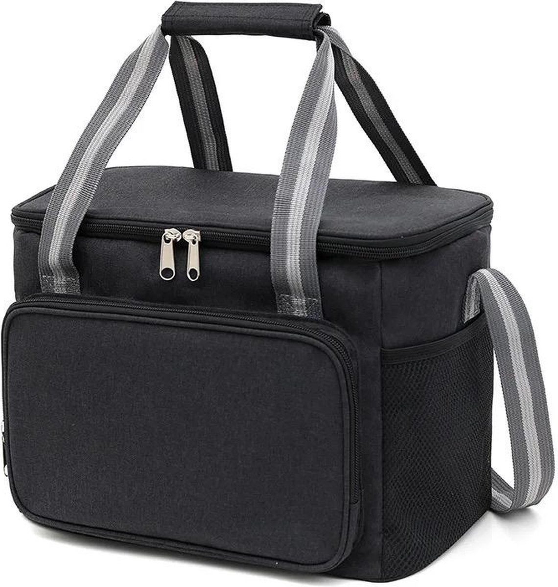 Merkloos-15L Opvouwbare koeltas voor picknicks- Kleine draagbare Geïsoleerde koeltas- Waterdichte lunchbox