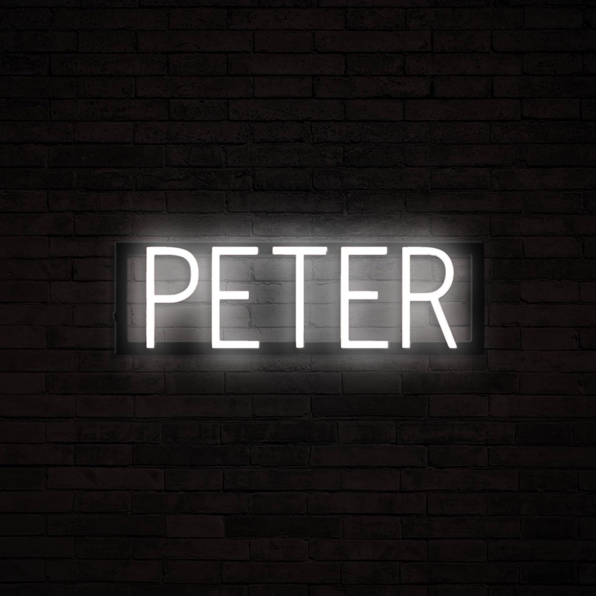 PETER - Neon LED Lamp Kinderkamer | SpellBrite | 49,15 x 16 cm | 6 Dimstanden & 8 Lichtani