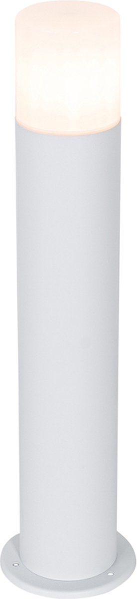QAZQA odense Moderne Staande Buitenlamp Staande Lamp voor buiten 1 lichts H 50 cm Wit Buitenverlichting