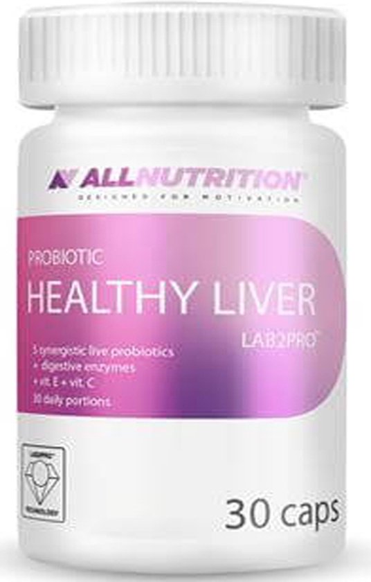 Allnutrition | Probiotica Healthy Liver LAB2PRO | 30 capsules 30 servings | Supplement | Darmflora | Lever ondersteuning | Spijsvertering | Nutriworld