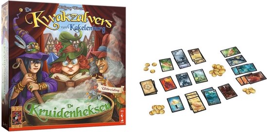 999 Games - De Kwakzalvers van Kakelenburg: De Kruidenheksen - Uitbreiding - Bordspel