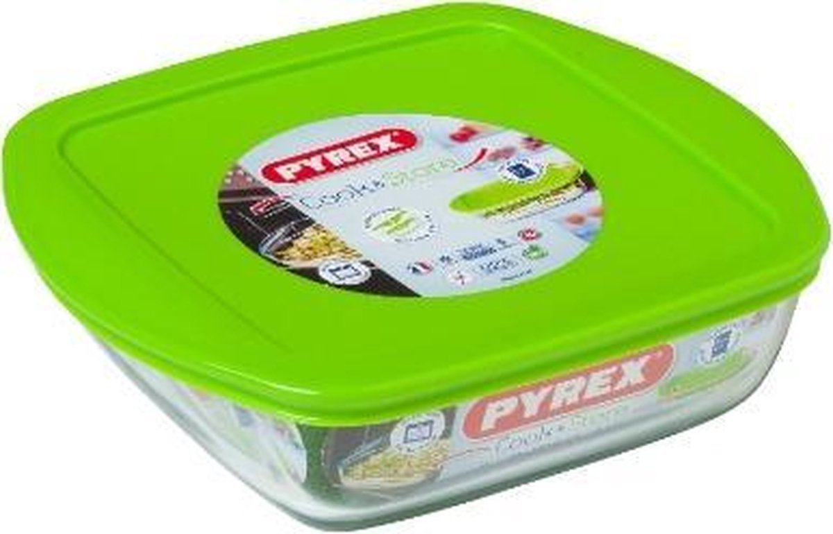 PYREX - Cook & Store Schaal Vierkant Inclusief Deksel - 2,2l — cadeau in Kookcadeaus - foto 5