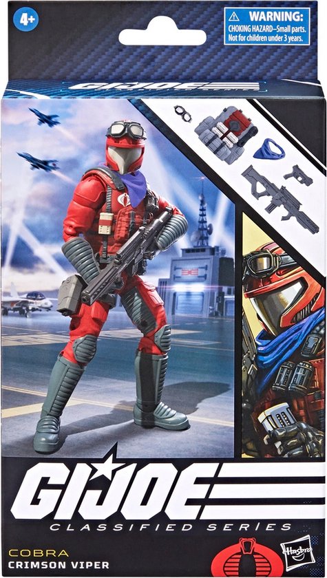 G.I. Joe Classified Series Cobra Crimson Viper, 85 actiefiguur 15 cm