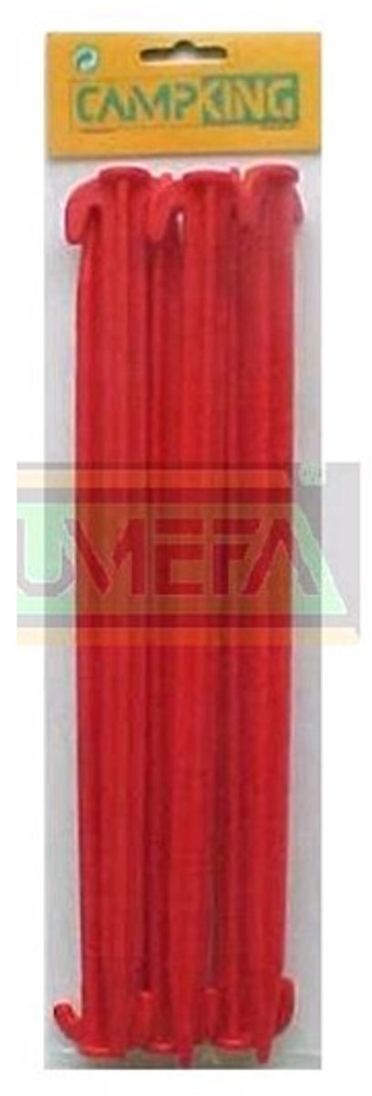 Campking Tentharing Kunststof - 30 cm - 6 stuks van Campking — afbeelding 2