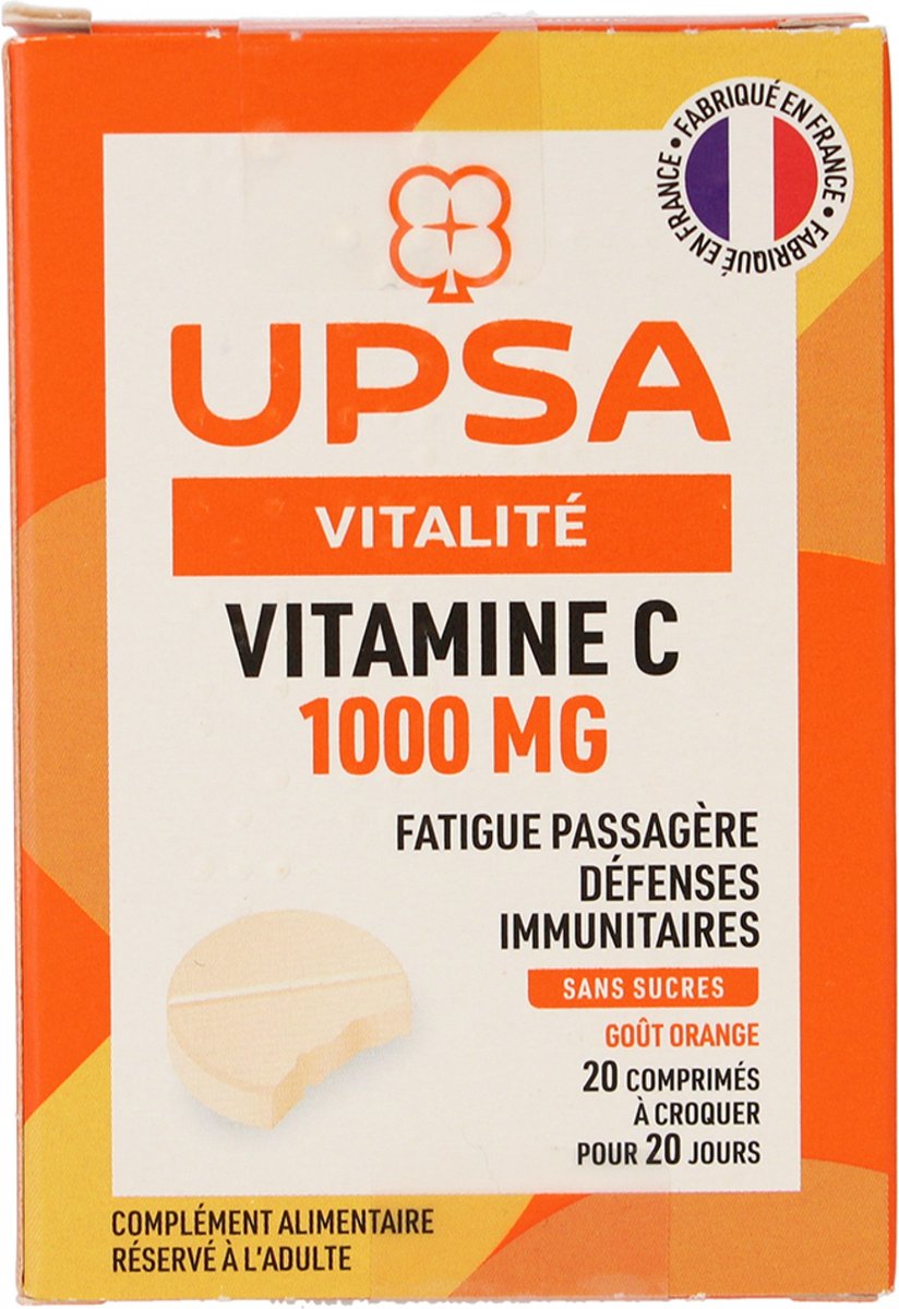 Goedkoopste UPSA Vitamine C 1000 mg 20 Kauwtabletten