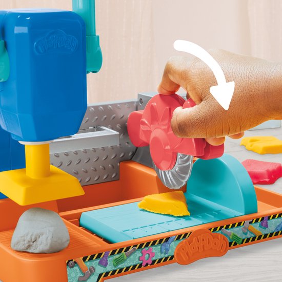 Play-Doh Stempelen en Zagen Speelset - Boetseerklei - Kindergereedschap