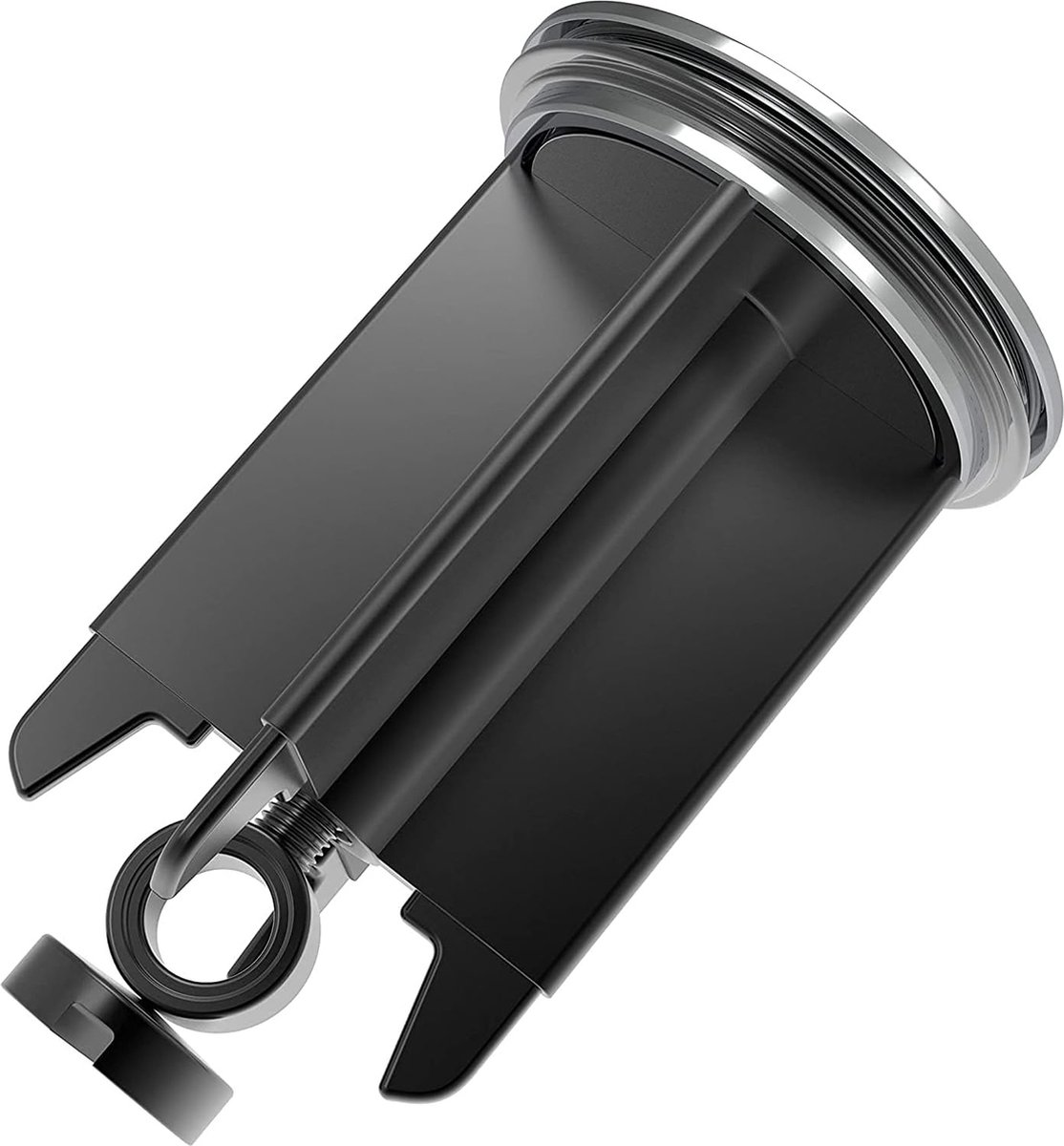 Metaalstop Waste Plug Universeel- Plugstop badkamer - Bidet afvoerplug - 40 mm - Voor Wastafel Garnituur - Excentrische Plug In Hoogte Verstelbaar - Roestvrije Afvoerplug