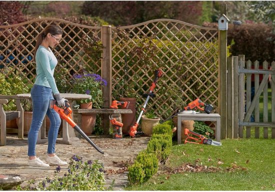 Bladblazer Accu - Bladblazers Verlengde Blaasmond - 18V - Oranje van VONROC — afbeelding 4