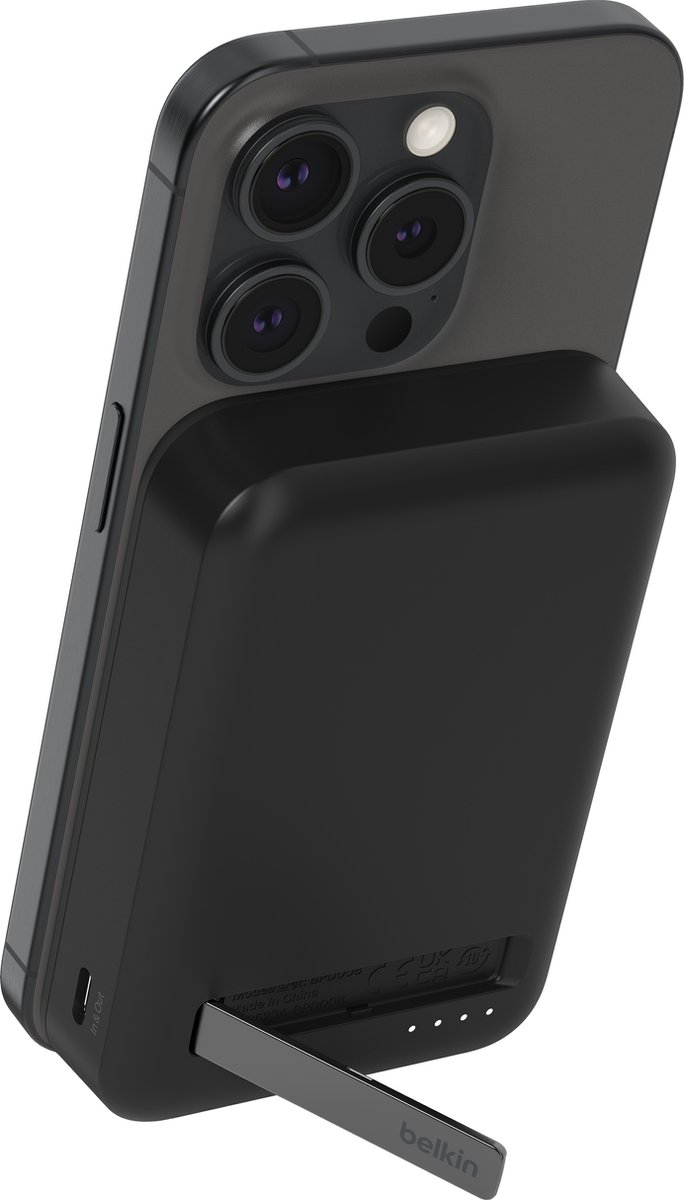 Belkin BoostCharge Pro 10000mAh Draadloze Powerbank IQ2 met Standaard - Zwart