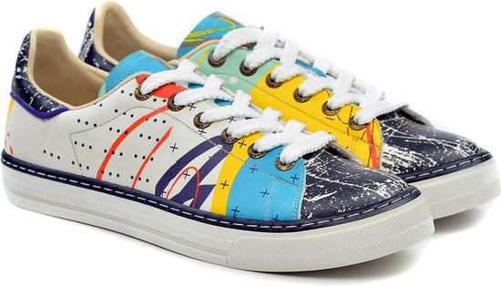 GOBY Pattern Schoenen Sneakers Hoge kwaliteit Handmade Meisjesprint Maat 40 bol