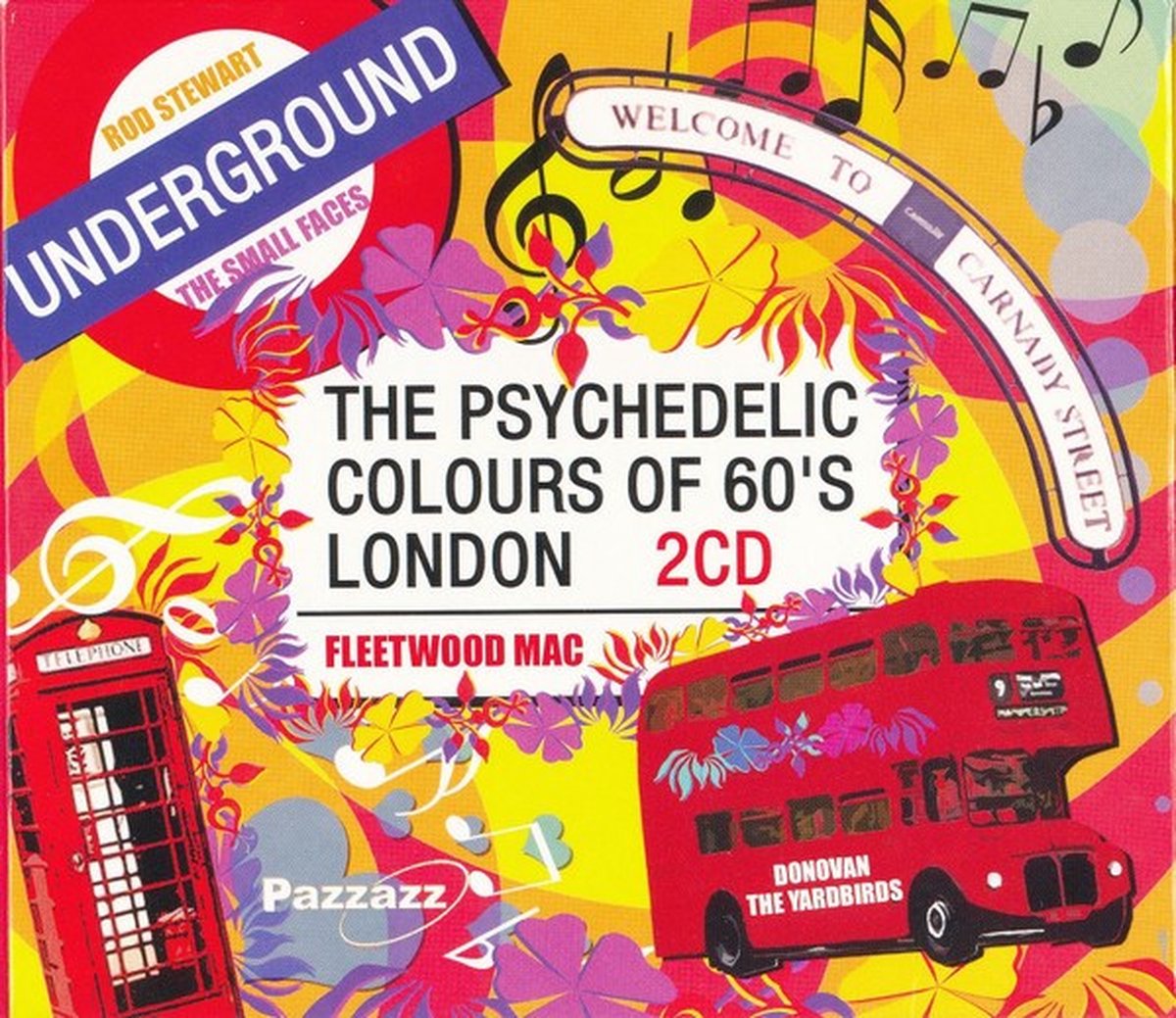 Various Artists - The Psychedelic Colours Of 60's London (CD)