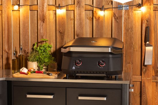 Cozze - Grill G-500 Gas 2 Zones 5 kW - Biologisch Katoen - Zwart van Cozze — afbeelding 3
