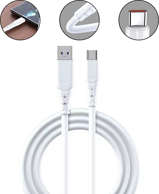 @rlu USB-C Kabel - USB 3.0 naar USB-C - 3A 60W - 1 Meter - USB-C naar ...