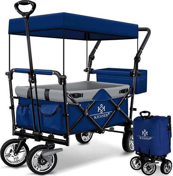 KESSER® opvouwbare handkar GT9000 met dak Handkar Transportwagen | incl