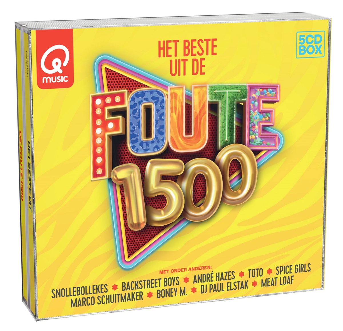 Qmusic: Het Beste Uit De Foute 1500 (2024) (5CD) op Prijzenvolger.com