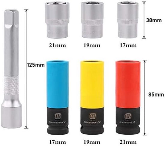Momentsleutel Auto - Draaimomentsleutel - Auto Gereedschap - Torque Wrench - Dopsleutelset