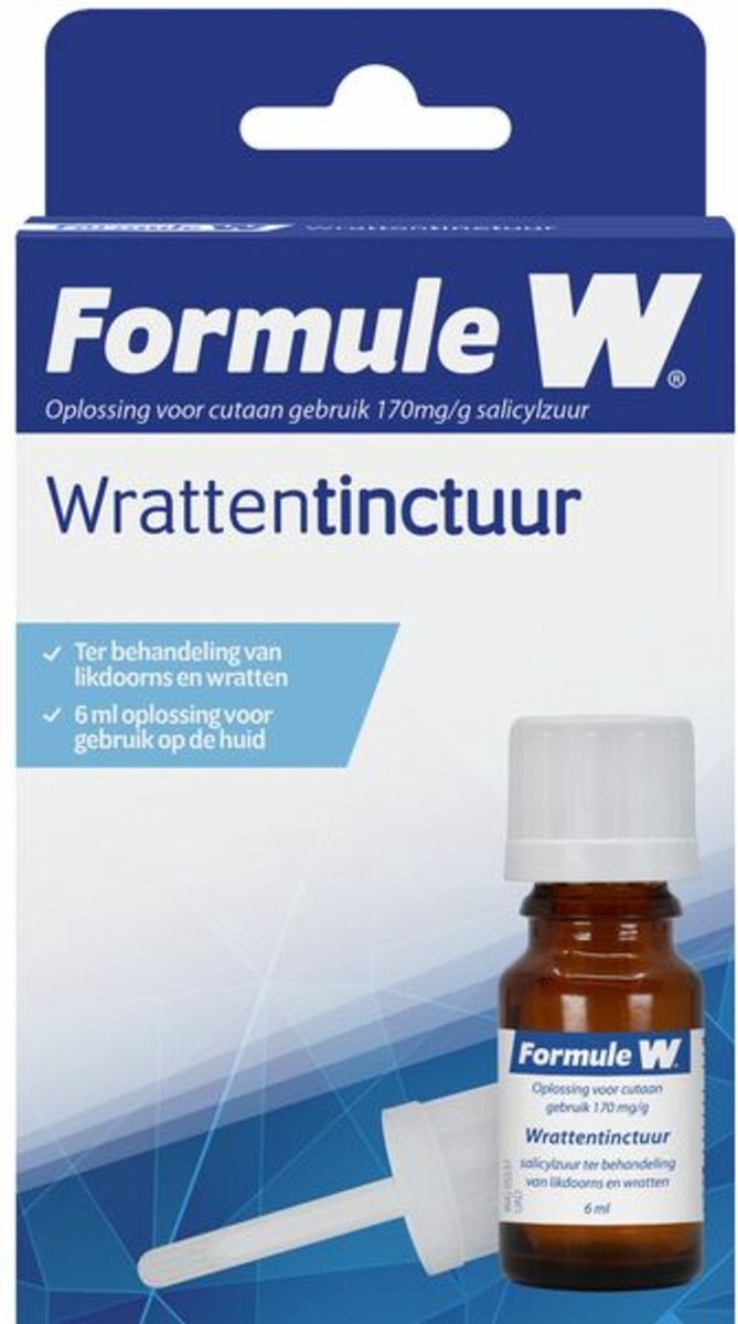 Goedkoopste Formule W Wrattentinctuur - 2 x 6 ml