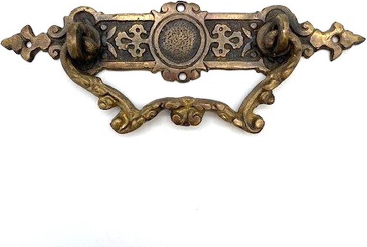 Ladegreep Messing antiek 'Orient' 133x30mm