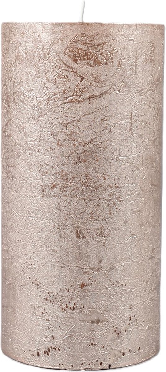 LUZ Rasteli Luz Your Senses Stomp Kaars Goud-Champagne Gold D 10 cm H 20 cm