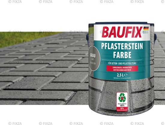 BAUFIX Impregnerende bestratingsverf grijs 2,5 Liter