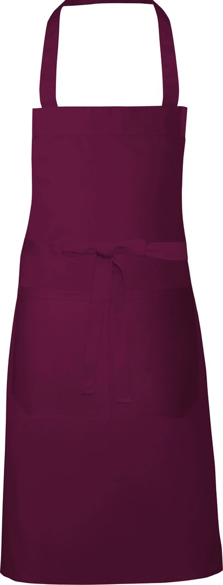 Hobbyschort met zak - Bordeaux - 80 x 73 cm - Link Kitchen Wear