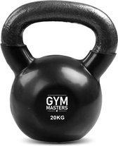Bol.com Gym Masters - kettlebell 20 KG - vloerbeschermend - PREMIUM - kettlebell set - kettlebel - krachttraining - fitness gewi... aanbieding