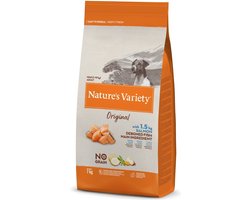 Hondenvoer Natures Variety - Zalm Mini 7kg - Zonder Granen, Natuurlijk, Droogvoer Mini Rassen