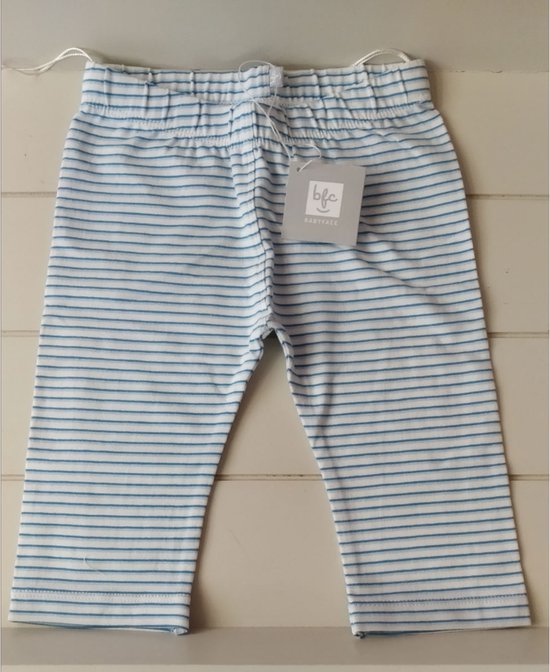 Babyface Basic broekje blauw wit streep maat 50/56