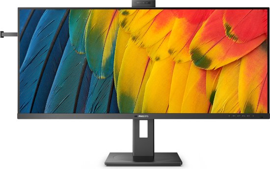 QHD Ultrawide 40 inch Philips 5000 Series Monitor 100Hz USB-C Webcam Microfoon Windows Hello