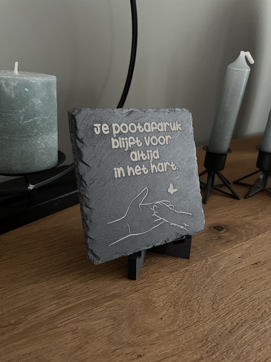 Gedenksteen kat - Gedenkartikelen - Herdenkings artikelen - Herdenking - Grafdecoratie - Gedenkplaat - Gedenksteen - Gedenkplaatje voor overledene - Graf beeld - Urn - Graf versiering - Grafsteen beeldje
