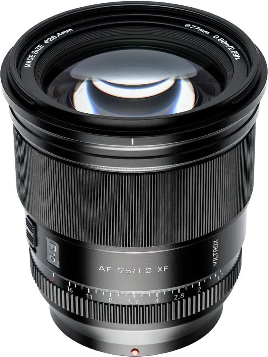 VILTROX XF75mmF1.2 Pro 富士 VILTROX 75mm F1.2 XF Fuji X Mount 75mm f/1.2 Lens PRO Level
