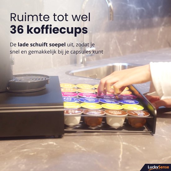 BRASQ Capsulehouder voor koffiecups - voor gerennomeerde merken - Tot