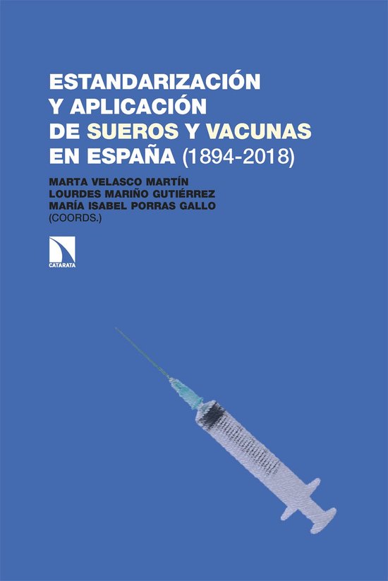 Estandarización y aplicación de sueros y vacunas en Españ ... - cover
