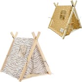 Premium Tent Voor Huisdieren assortie print