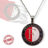 Feyenoord Ketting - RVS - Feyenoord - Ketting met Hanger - Logo - Supporter - 45/50cm