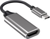 USB C naar HDMI Adapter - HDMI naar USB C kabel - USB C HDMI kabel - Converter - 4K HD - Grijs