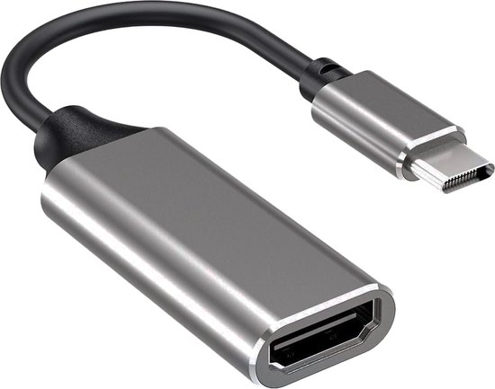 Foto: Usb c naar hdmi adapter hdmi naar usb c kabel usb c hdmi kabel converter 4k hd grijs