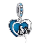 Zilveren Bedel Hanger Pinguïn | Sterling zilver 925 | Bedelarmband | Sieraden | Moederdag Cadeau | Geschikt voor de 3 Millimeter - Standaard Armband | Romystones