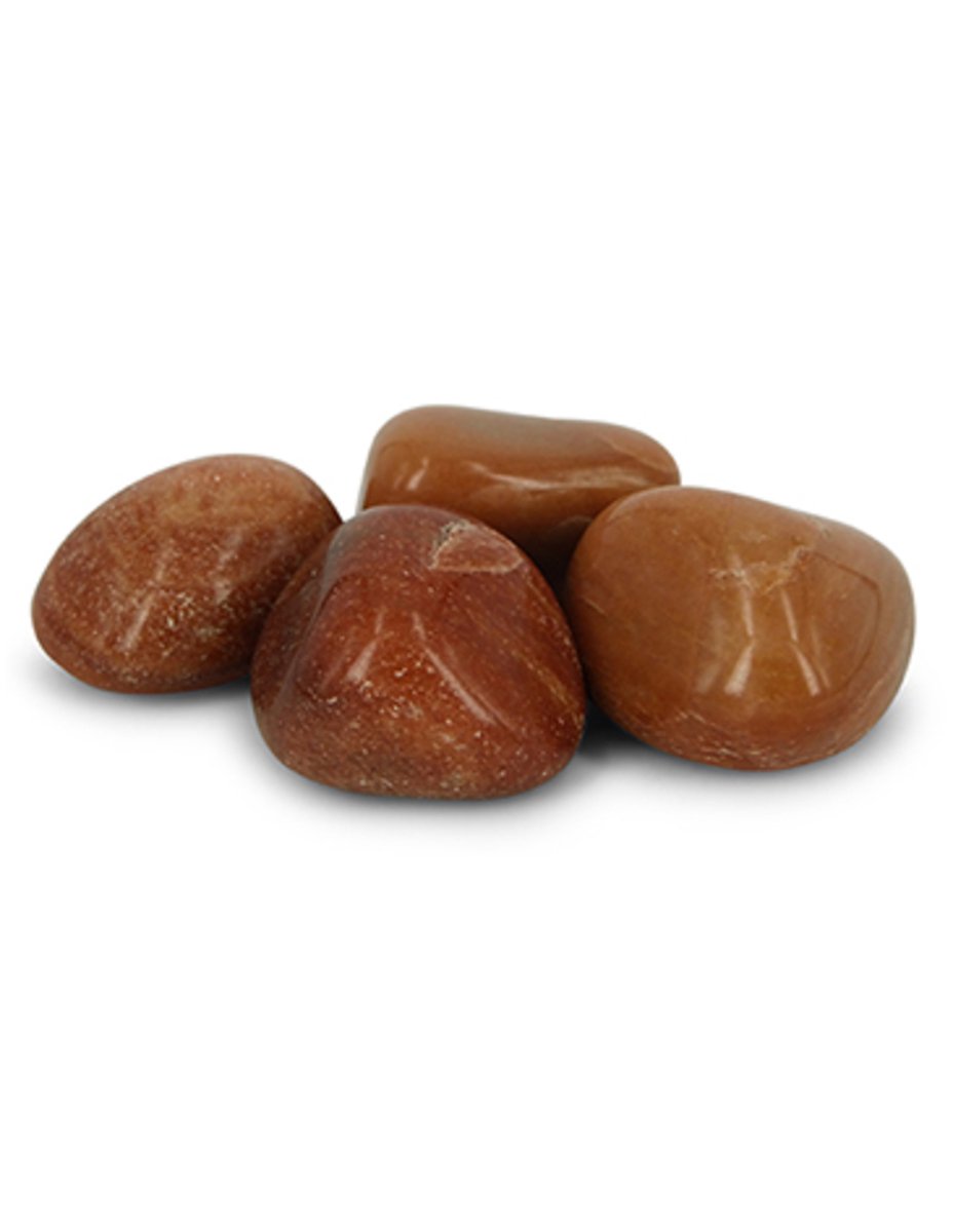 Ruben Robijn Aventurijn oranje trommelstenen 100 gr. (mt3)