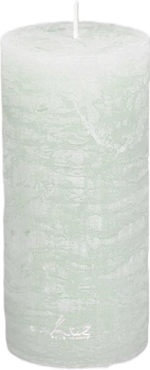 Rasteli Luz Your Senses Kaars-Stompkaars Licht-Groen D 7 cm H 15 cm