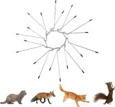 Kattenverjager voor katten - diameter 10 cm tot 15 cm - afweer voor planten, bomen, slangen