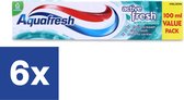 Aquafresh Tandpasta Active Fresh - 6 x 100 ml