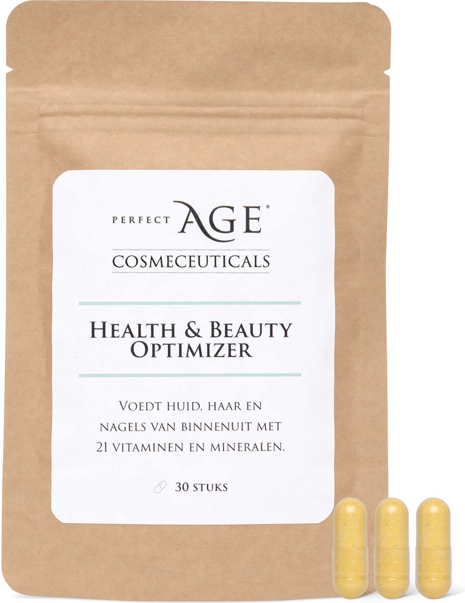Goedkoopste Huidverbetering supplement Health & Beauty Optimizer 21 vitaminen en mineralen Perfect Age