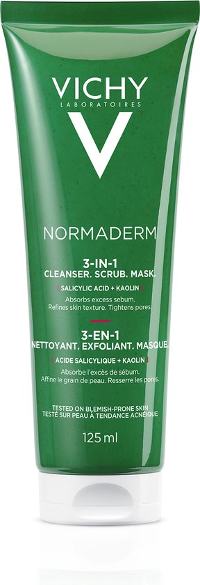 Vichy - Normaderm Cleanser 3 In 1 Acne Treatment 125 Ml